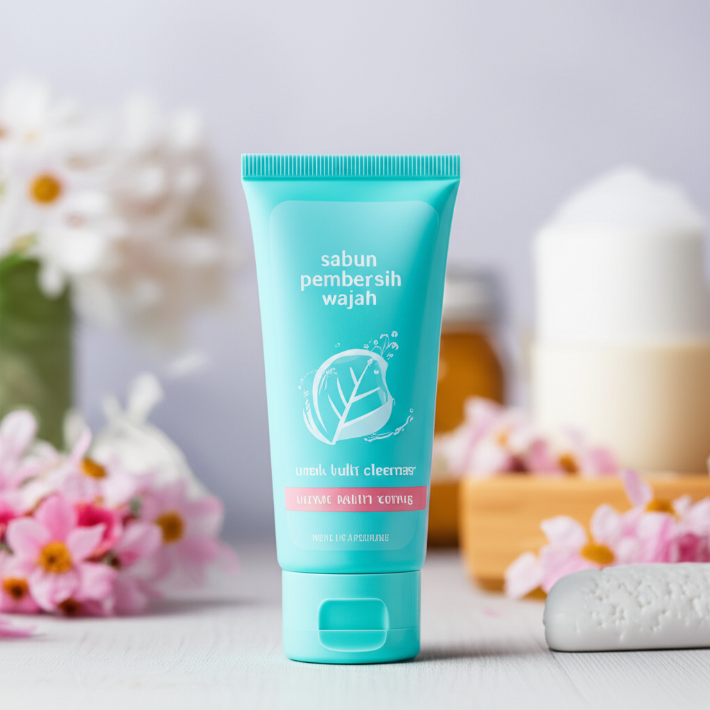 sabun pembersih wajah wanita untuk kulit kering