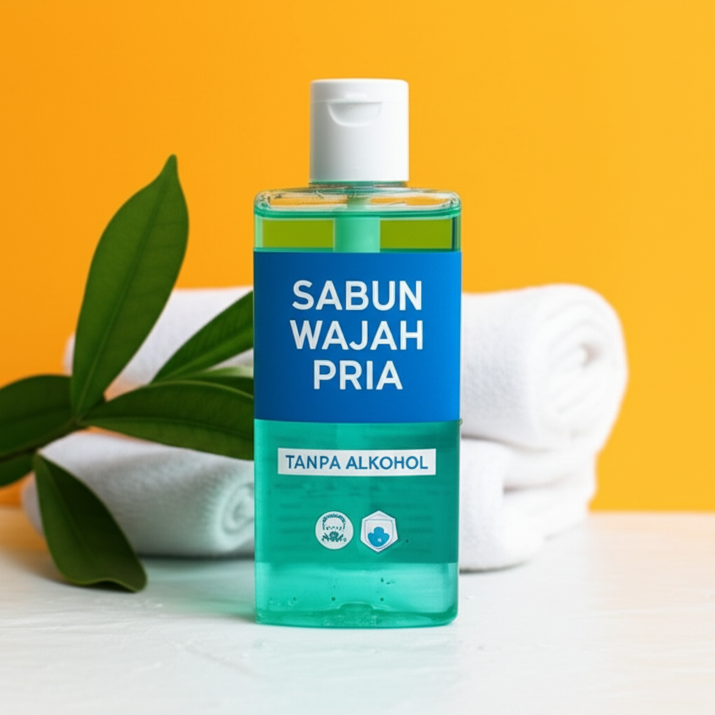 sabun wajah pria tanpa alkohol
