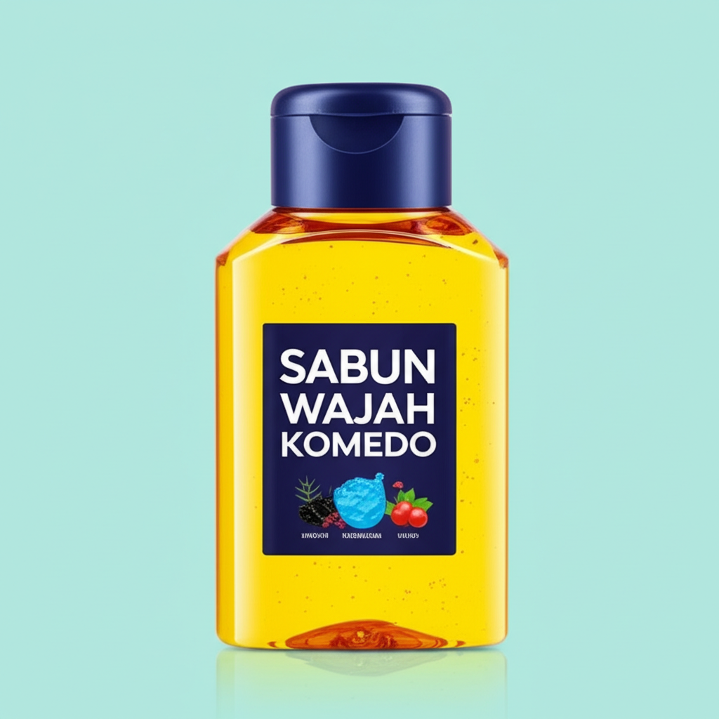 sabun wajah pria untuk komedo